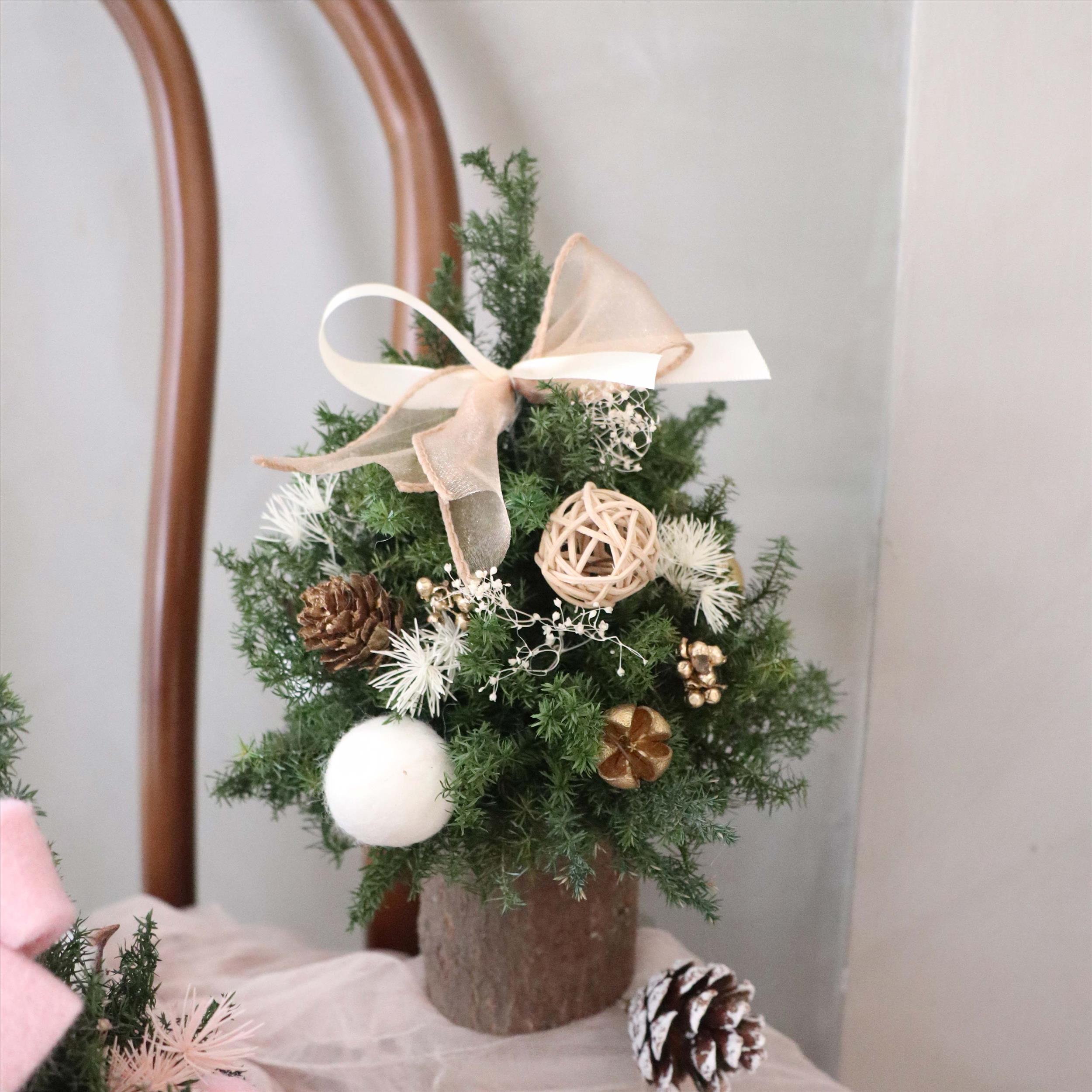 【課程】永恆雪松聖誕樹(小)  