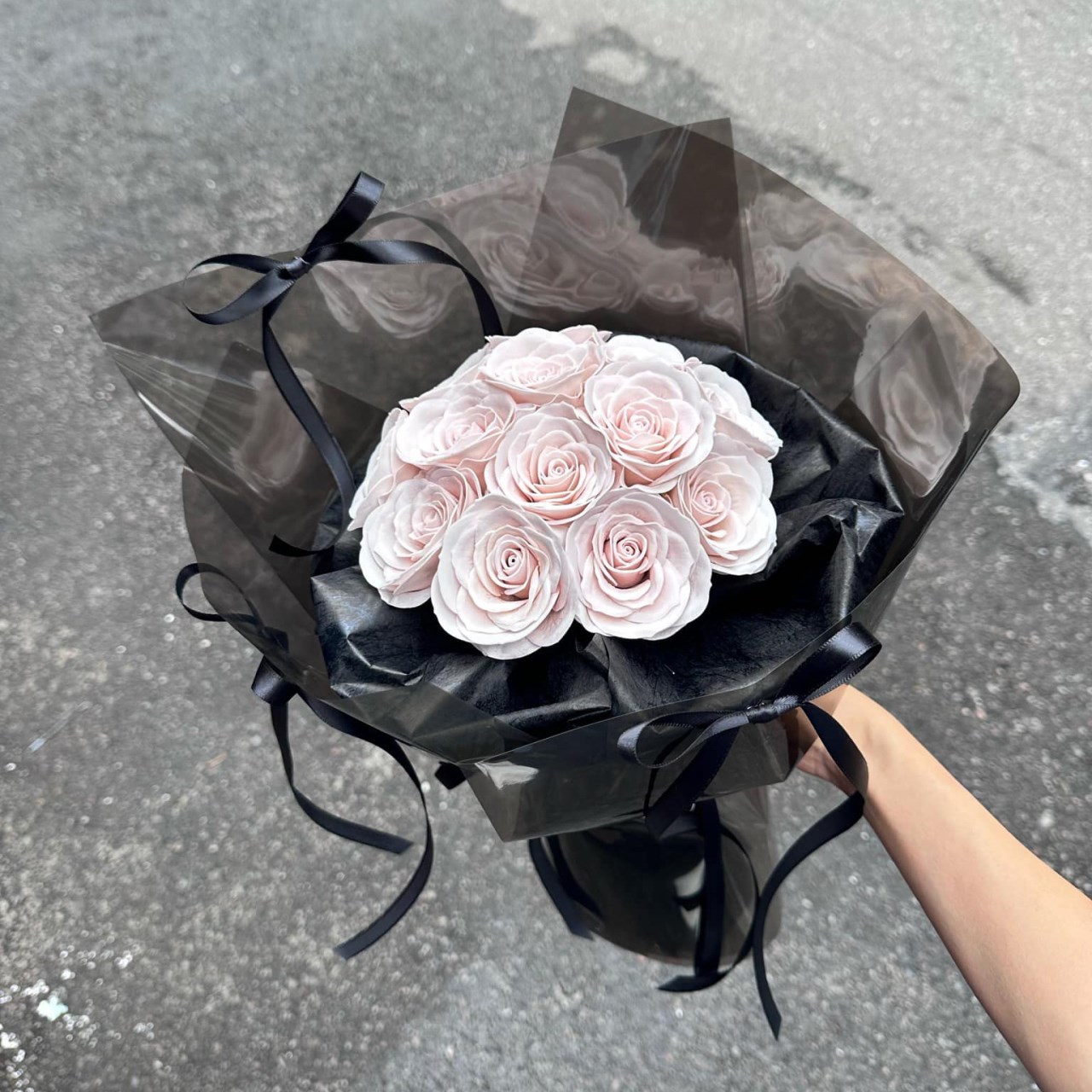 芭蕾風曼塔玫瑰香皂花束