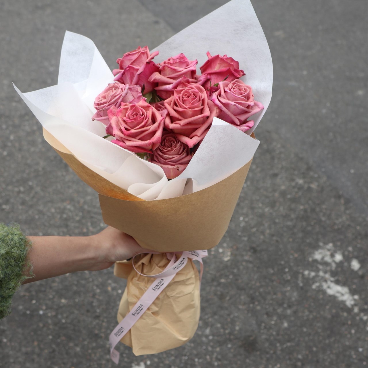 西雅圖玫瑰鮮花束