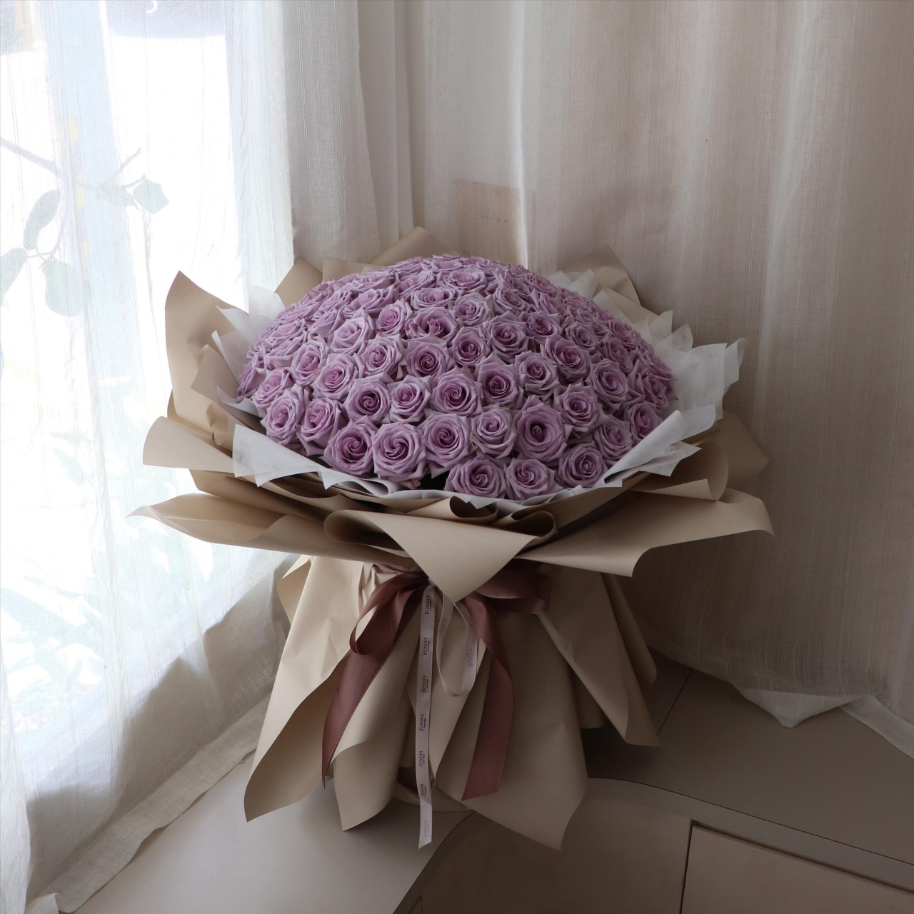99朵進口玫瑰鮮花束
