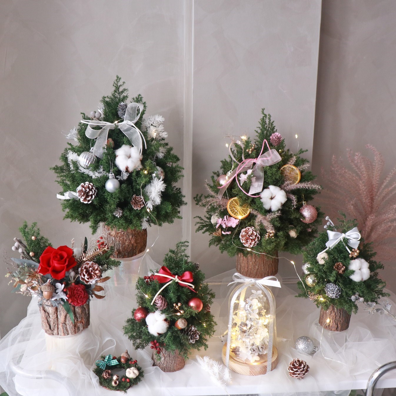 【課程】永恆雪松聖誕樹(小)  