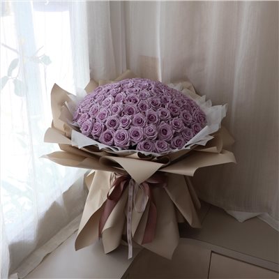 99朵進口玫瑰鮮花束